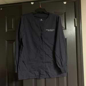 Vanderbilt Medical Center warm up scrub jacket M